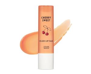 Etude House Cherry Sweet Color Lip Balm #OR201 4g Moisture Hydrating Vivid