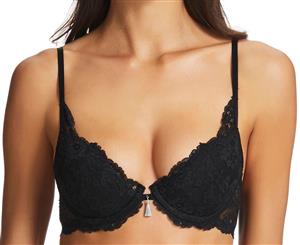 Fine Lines Women's Jessie Plunge Bra - Black