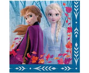 Frozen 2 Party Supplies Lunch Napkins 16 Pack 2 Ply Paper