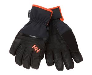 Helly Hansen Mens Alpha Warm HT Reinforced Winter Ski Gloves - Black