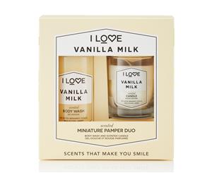 I Love Vanilla Milk Mini Duo Set