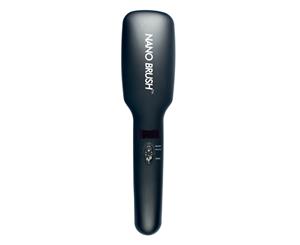 Jaxeon Genuine Jaxeon Nano Brush Hair Straightener Brush Loniser Straightening AU PLUG [Color Black]