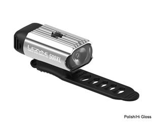 Lezyne Hecto Drive 500XL USB LED 500lm Front Light Hi-Gloss Silver