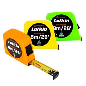 Lufkin 8m 26' Fluorolok Tape Measure