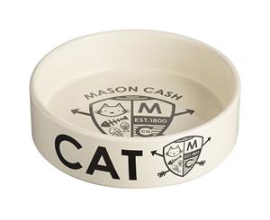 Mason Cash Coat Of Arms 14cm Cat Bowl Food Travel Portable Feeding Drinking