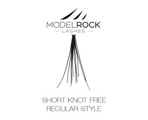 Modelrock Premium Lashes - Individual Regular Style Short Knot Free