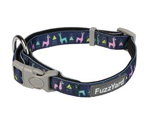 No Probllama Large FuzzYard Dog & Puppy Collar - 25mm x 50cm to 65cm