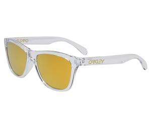 Oakley Men's Frogskins Sunglasses - Crystal Clear/24K Iridium