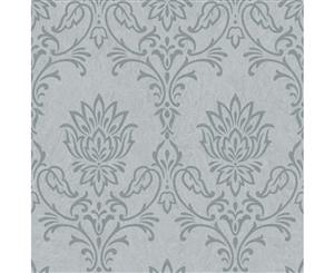 Rasch Ravello Floral Damask Wallpaper Grey (304329)