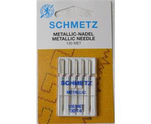 Schmetz Machine Needle Metallic Size 90/14 Pack of 5 Needles