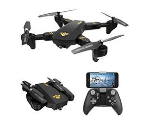Visuo Xs809Hw Wifi Fpv With Camera Fordable Arm Rc Drone Quadcopter