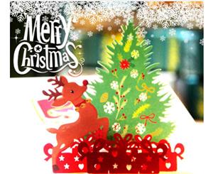 3D Mery Christmas Tree Pop Up Greeting Card