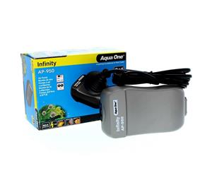 AP950 Infinity Air Pump Twin 2 x 280 L/Hr 11132 Fish Tank Aquarium Aqua One