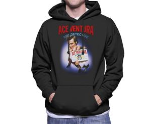 Ace Ventura Pet Detective ID Card Men's Hooded Sweatshirt - Black