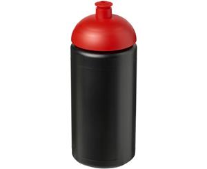 Baseline Plus 500Ml Dome Lid Sport Bottle With Grip (Solid Black/Red) - PF2819