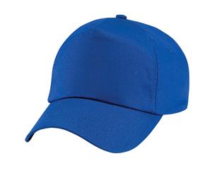 Beechfield Plain Unisex Junior Original 5 Panel Baseball Cap (Bright Royal) - PC2109