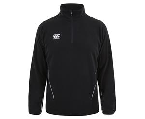 Canterbury Men's Team 1/4 Zip Micro Fleece - Black