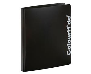 ColourHide A4 25mm D Ring Binder Paper/File Document Holder/Organiser Storage BK