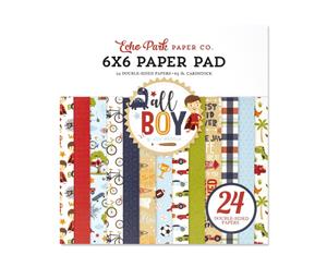 Echo Park Double-Sided Paper Pad 6x 6 24/Pkg All Boy 12 Designs/2 Each