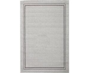 HAWAII LIGHT GREY BORDERED RUG