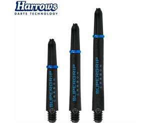 Harrows - Supergrip Carbon Dart Shafts - Aqua