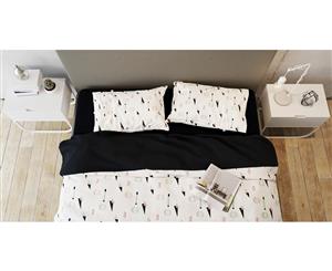 Ice Cream Duvet Cover Set in Ice Cream Moonless Night In Single