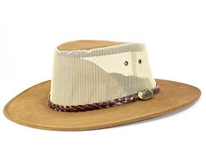 Jacaru 1019 Summer Breeze Breeze Hats - Mushroom