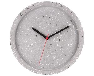 Karlsson Wall Clock Tom Terrazzo Grey