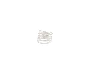 Lovisa Silver Hammered Wrap Ring