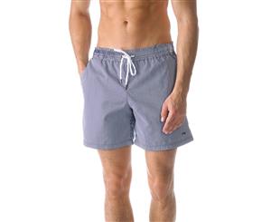 Mey Men 45635-668 Yacht Blue Striped Short Swim Trunks