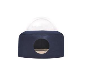 Michu Space Capsule Cat Bed - Blue