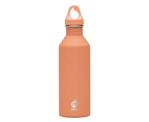 Mizu M8 Soft Touch Hydration Bottle 27oz (800ml) with Loop Cap - Peach - Peach