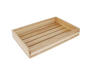 Olympia Low Sided Wooden Crate