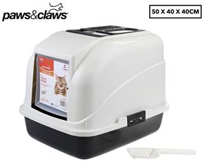 Paws & Claws Cat Litter House w/ Door