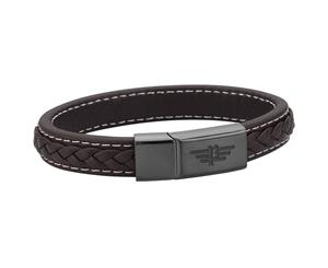 Police mens Leather bracelet PJ.26268BLB-02-S