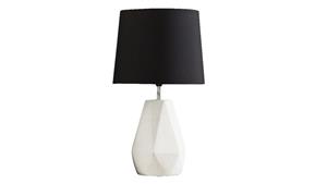 Popsicle Cement Table Lamp - Black