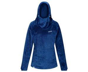 Regatta Womens/Ladies Halia Velour Hoodie (Prussian Blue) - RG4316