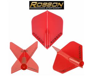 Robson - Plus Moulded - Standard Dart Flights - Red