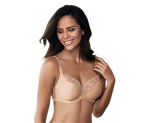 Rosa Faia 5638-753 Grazia Desert Nude Lace Underwired Full Cup Bra