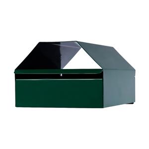 Sandleford Green Colorado Lockable A4 Green Letterbox