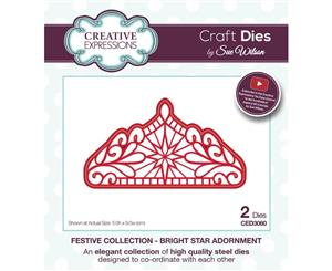 Sue Wilson Dies Festive Collection Bright Star Adornment CED3060