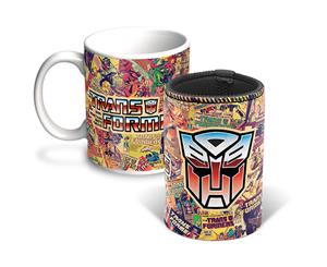 TRANSFORMERS Coffee Mug and Can Cooler Gift Pack