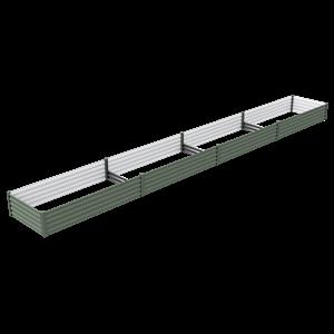 The Organic Garden Co 8.0 x 1.0 x 0.41m Raised Garden Bed - Pale Eucalypt