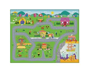 The Wiggles Foam Megamat/Playmats/Playset 61x47in w/ Assorted Vehicle Kids 3y+