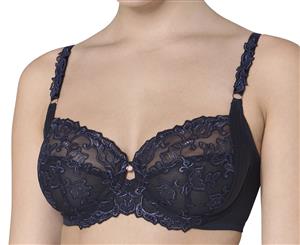 Triumph Women's Iris Florale Wired Bra - Black