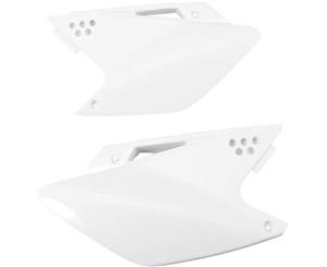 UFO Plastic SIDE PANELS Kawasaki Motor Bike KX250F 2006-2008 Model WHITE