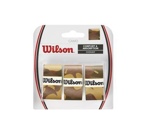 Wilson Pro Overgrip Camo 3 Pack - Camo Brown