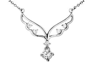 Wings of Life Necklace in Sterling Silver