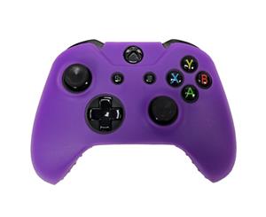 Xbox ONE Controller Skin - PURPLE - Case Silicone Cover Gel Rubber Protective