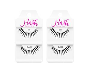 2 Pack Charming False Eyelashes Extension - Design 20